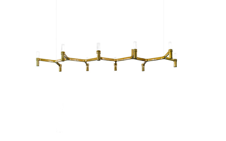 Crown Plana Linea Pendant Lamp by Nemo Lamps